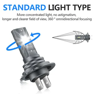 New Mini H7 Led Headlight Bulb 6000k 10000lm 30w Auto Led Light Bulb For Car Led Headlight Bulbs