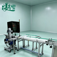 Machine d'inspection par laser UV pour boîtes de flacons avec scanner de codes QR IA et système de vision pour marquage traçable