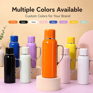Custom Logo 316 Steel Mechanical Temp Display Tea Separation Drinkware For Home Travel Gift Insulated <b>Flask</b> Thermal Water Bottle - Product Image 2