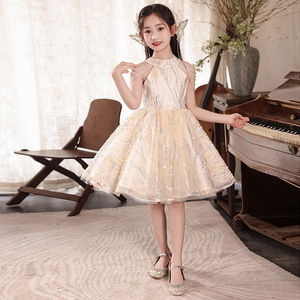 Precioso vestido <span class=keywords><strong>de</strong></span> actuación <span class=keywords><strong>de</strong></span> piano para niñas <span class=keywords><strong>de</strong></span> lujo elegante niña princesa fiestas C Show vestido <span class=keywords><strong>de</strong></span> anfitriona - Product Image 6