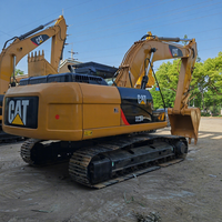 Excavateurs d'occasion de haute qualité Excavatrices Cat d'origine Caterpillar Moteur d'origine 23 tonnes Pelleteuse sur chenilles d'occasion CAT323D
