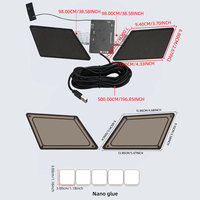 Panneau d'affichage LED programmable 12V à commande par application, clignotant, effet démon, pour voitures, yeux d'aigle, yeux de démon, yeux animés, état neuf
