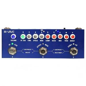 Pedal multiefectos para guitarra M-VAVE Cube Baby, procesador de guitarra portátil recargable, simulación de gabinete IR, afinador integrado, audio. - Product Image 3