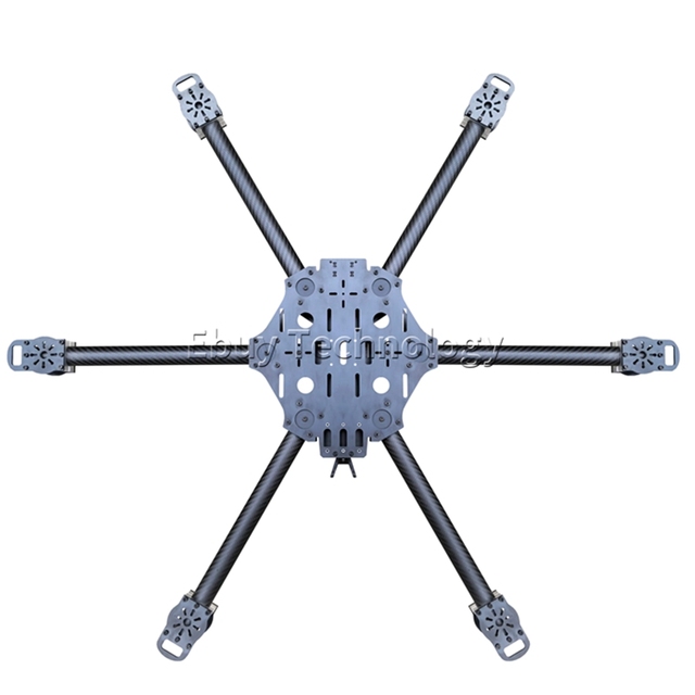 HTX614 6 Axis 14 Inch Frame Carbon Fiber Long Range Quadcopter 6-Axis Agriculture Frame