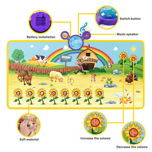 Tapis musical éducatif pour enfants, simulation de jeu de piano, sons d'animaux, chansons pour enfants, jouet éducatif pour tout-petits, cadeau pour enfants - Product Image 4