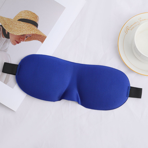 2025 Mới Đến Sang Trọng Satin Bông 3D Ngủ Mặt Nạ Mắt Ánh Sáng Bóng Đêm Du Lịch Mắt Lash Bìa Dây Đeo Đàn Hồi Đan Kỹ Thuật OEM - Product Image 4