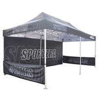 PVC imperméable fait sur commande pliant l'auvent blanc de la publicité 2X2 commerciale en acier sautent l'auvent pour des tentes d'exposition