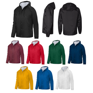 Veste d'entraînement sportif à capuche avec fermeture éclair personnalisée pour la course à pied et les vêtements d'équipe - Product Image 1