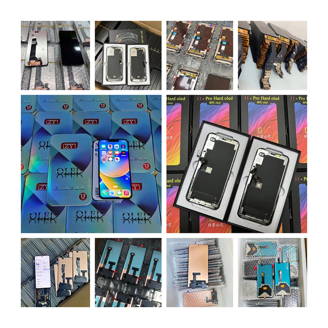Oricolor Mobile Phone Lcd for Display Screen for Iphone Iphone 6 7 8 X 11 12 Series Wholesale Factory