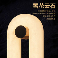 Applique murale LED en marbre espagnol tout cuivre, style postmoderne, luxe haut de gamme pour salons, chambres, couloirs