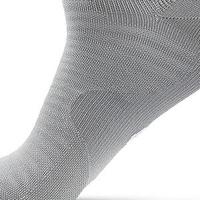 Chaussettes de sport pour hommes personnalisées, respirantes, absorbant l'humidité, avec coussinets, pour la course à pied, chaussettes de compression respirantes