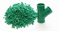 Granulés de PVC rigide à haute efficacité, à flux de fusion supérieur, haute résistance aux chocs, certifiés ISO9001, couleur personnalisée pour