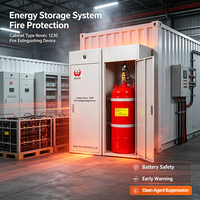 Katup Pemadam Kebakaran Baja Tahan Karat Fleksibel BAOAN YF Merah Indoor Perfluorohexanone Agen Pembersih Perlindungan Kebakaran Kelas 3.2Mpa