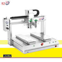 Mesin Dispenser Lem Otomatis 3-Axis Kecepatan Tinggi Pompa PLC Gearbox Motor Terprogram Bearing Garansi 1 Tahun