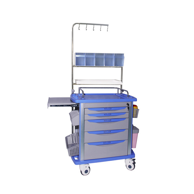 BT-NY001B Cheap hospital anesthesia nursing cart  medical clinical treatment trolley with drawers wheels price