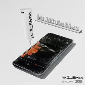 2UUL 60ML Mr. Pegamento Max Negro Blanco para Reparación de Pantalla de Teléfono Móvil, Sellador de Marco de Vidrio para Cubierta Trasera, Equipos Externos para Reparación de Pantalla - Product Image 5