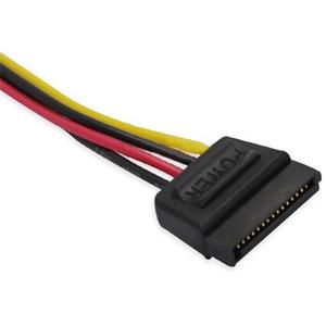SATA <b>Power</b> <b>Cable</b> 4 Pin To Serial <b>Power</b> Connector 18AWG Pure Copper Conductor For Hard Drive Data Transfer - Product Image 4