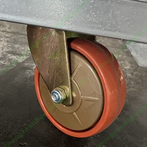 Chariot danois robuste galvanisé à chaud CC conteneur roulant serre chariot de Transport de fleurs chariot support de pépinière de plantes - Product Image 6