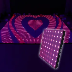 LED video effect stage floor light display
