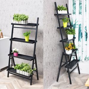 Étagère à plantes d'intérieur et d'extérieur à 3, 4 ou 5 niveaux en métal, support pour plusieurs plantes en pot, échelle porte-plantes - Product Image 4