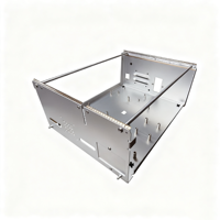 Boîtier en aluminium extrudé à conception divisée, dissipateur thermique personnalisé pour l'électronique industrielle, boîtier de mini-PC, usine