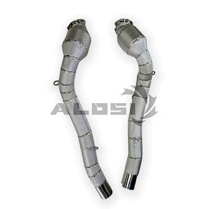 Colectores de Escape V8 Turbo para Ferrari <span class=keywords><strong>GTC4Lusso</strong></span> T 3.9T 2017-2019, Kit de Tubo de Escape de Alto Rendimiento SS304 - Product Image 3