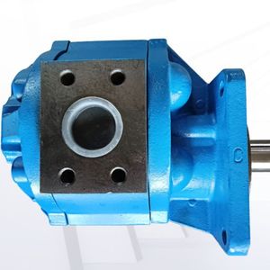 Pompe hydraulique tandem à engrenages en fonte JHP2080/2063 25MPa pour <span class=keywords><strong>circuit</strong></span> de translation et de levage de <span class=keywords><strong>mini</strong></span>-chargeuse sur pneus - Product Image 1