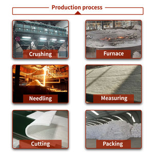 Gốm cách nhiệt chăn giá sợi gốm chăn 25 mm ứng dụng lò nóng bề mặt bảo trì - Product Image 5