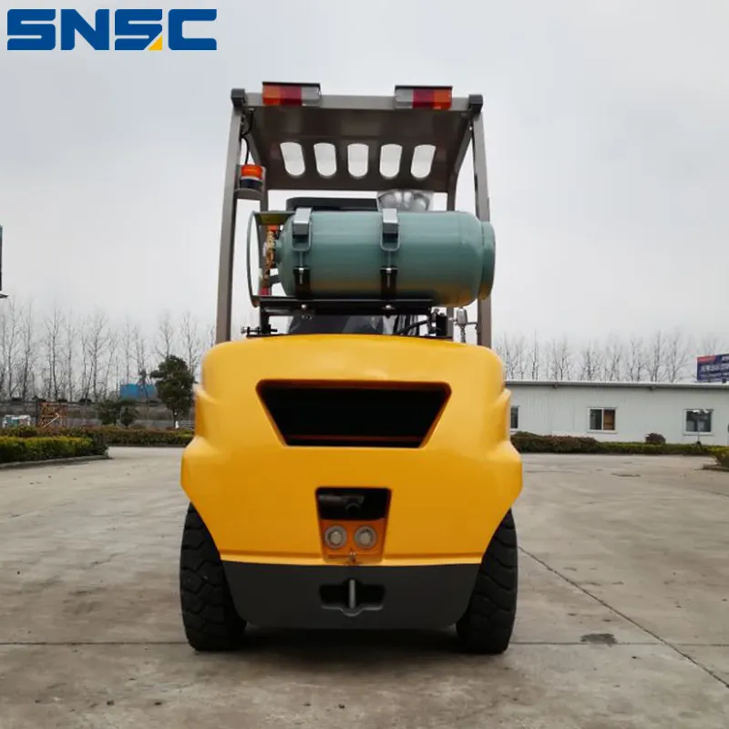 China Manufactured 3.5 Ton Dual Fuel LPG Gasoline Forklift Montacargas Propane Truck CE Certified Engine Construction
