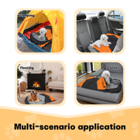 Sac de couchage chauffant pour chien personnalisable, imperméable, chaud et pliable pour les voyages, le camping, la randonnée et le trekking