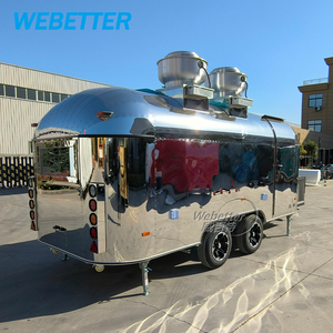 Carrello Fast Food in acciaio inossidabile per caffè gelato cucina Mobile da forno utilizzare un rimorchio per cibo di ristorazione completamente attrezzato - Product Image 6