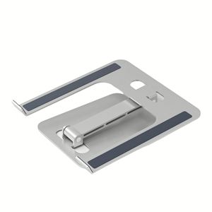 Nouveau support pliable en acier pour ordinateur portable/tablette, réglable en hauteur et en angle, avec coussinet en silicone antidérapant et dissipation thermique, pour 10''-17.4'' - Product Image 2