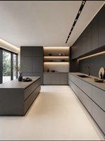 Solution de design d'intérieur moderne tout-en-un pour appartement, maison, bureau, hôtel, villa - Design d'intérieur en bois personnalisable