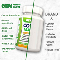 BIOCCHN Fabricant de suppléments Santé intestinale et doublure intestinale Confort digestif amélioré Capsules de nettoyage de l'intestin et du côlon en 14 jours