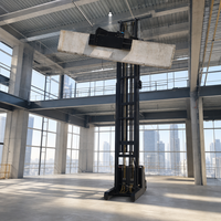 Chariot élévateur électrique pour la manutention de plaques de plâtre et de dalles de sol, capacité lourde de 1,5 tonne, pour la construction et l'entrepôt