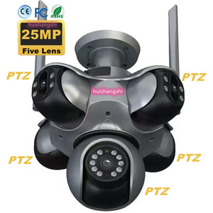 <span class=keywords><strong>Camera</strong></span> giám sát an ninh không dây <span class=keywords><strong>WiFi</strong></span> <span class=keywords><strong>IP</strong></span> CCTV ngoài trời 5PTZ 360 độ, <span class=keywords><strong>camera</strong></span> mạng, 5 ống kính thực thụ, độ phân giải 25MP, FFVideo Max Ultra HD - Product Image 1