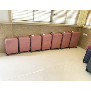 Valise d'extérieur rigide verte en option, sac à roulettes PP détachables, ensembles <span class=keywords><strong>de</strong></span> bagages - Product Image 2