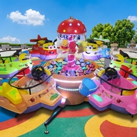 Attraction de parc d'attractions très demandée : Manège mécanique pour enfants, Manèges miniatures en forme d'avion rotatifs, Machine de pêche