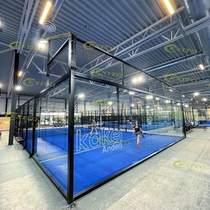 EXITO 不褪色热销竞赛级户外全景板网球球场 自有工厂销售板网球球场 - Product Image 6