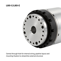 Actuador de articulación robótica con motor servo CC sin escobillas de alto torque Doingwin L80I-E con módulo reductor de engranajes armónicos para brazo robótico industrial