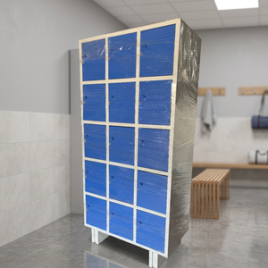 Armario de Almacenamiento MS de 15 Puertas para Personal de Oficina y Trabajadores de Fábrica, Armario de Acero Resistente para Guardar Objetos Personales de Forma Segura - Product Image 3