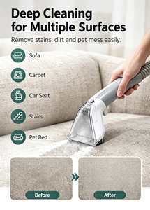 Nettoyeur portable pour tapis et tissus d'ameublement, <span class=keywords><strong>aspirateur</strong></span> humide et sec 12000Pa, machine de nettoyage des taches pour canapé, tapis et matelas - Product Image 3