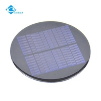Modules de panneaux solaires en époxy résistants aux intempéries, chargeur de panneaux solaires miniatures 6V pour extérieur, ZW-Dia120-6V, panneau solaire adhésif en époxy 1W