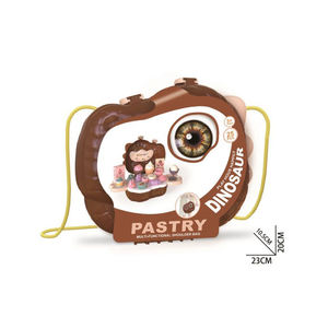 Set de Postres de Dinosaurio para Mochila, 25 Piezas, Juguete STEM de Juego de Imitación con Herramientas para Helados y Cupcakes, Regalo de Juego de Rol para Niños - Product Image 4