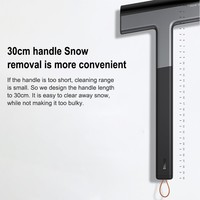 Grattoir à glace déneigement voiture pare-brise fenêtre neige nettoyage grattage outil TPU Auto brise-glace pelle à neige cadeau de noël