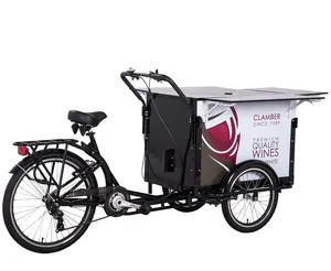 Rimorchio pizza cargo bike in vendita 26 "triciclo business pneumatico posteriore