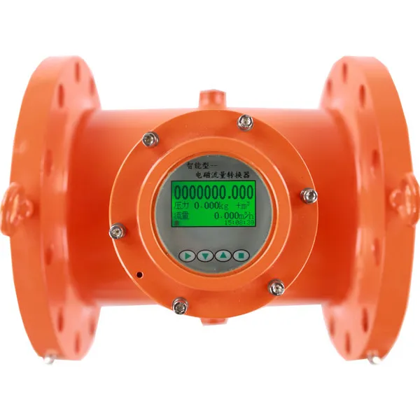 RS485 DN100-DN3000mm 0.05-10m/s Partial Filled Pipe Flow Meter digital remote valve control water meter