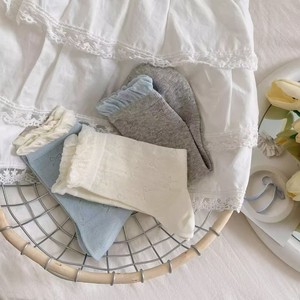 Chaussettes amples pour femmes, respirantes, mi-mollet, avec nœud papillon, pour le printemps et l'été - Product Image 2