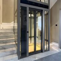 Ascenseur pour passagers de 630 kg, porte à ouverture bilatérale, 6 personnes, ascenseur commercial à traction pour hôtels et appartements