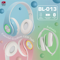 Casque sans fil pliable BL-013 BL 5.3 avec double micro ENC, 30h d'autonomie, multicolores, sur oreille, prise en charge du logo personnalisé